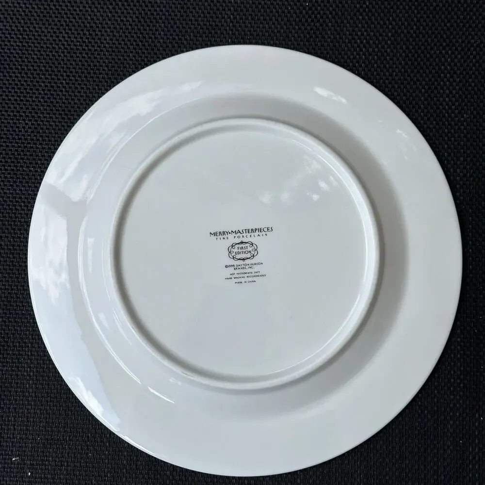 Merry Masterpieces Fine Porcelain Plate 
